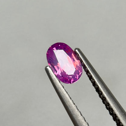 0.49 ct Natural Pink Milky Sapphire Vietnam.