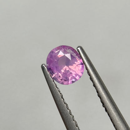 0.59 ct Natural Pink Milky Sapphire Vietnam.