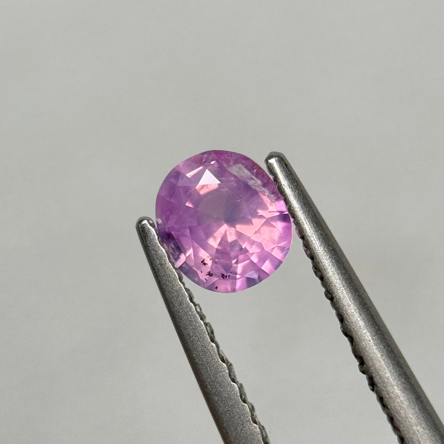 0.59 ct Natural Pink Milky Sapphire Vietnam.