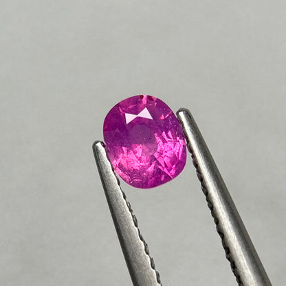 0.56 ct Natural Pink Milky Sapphire Vietnam.