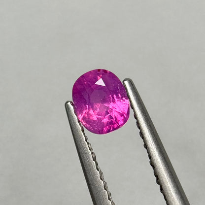 0.56 ct Natural Pink Milky Sapphire Vietnam.