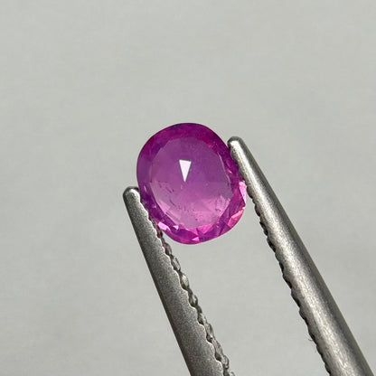 0.56 ct Natural Pink Milky Sapphire Vietnam.