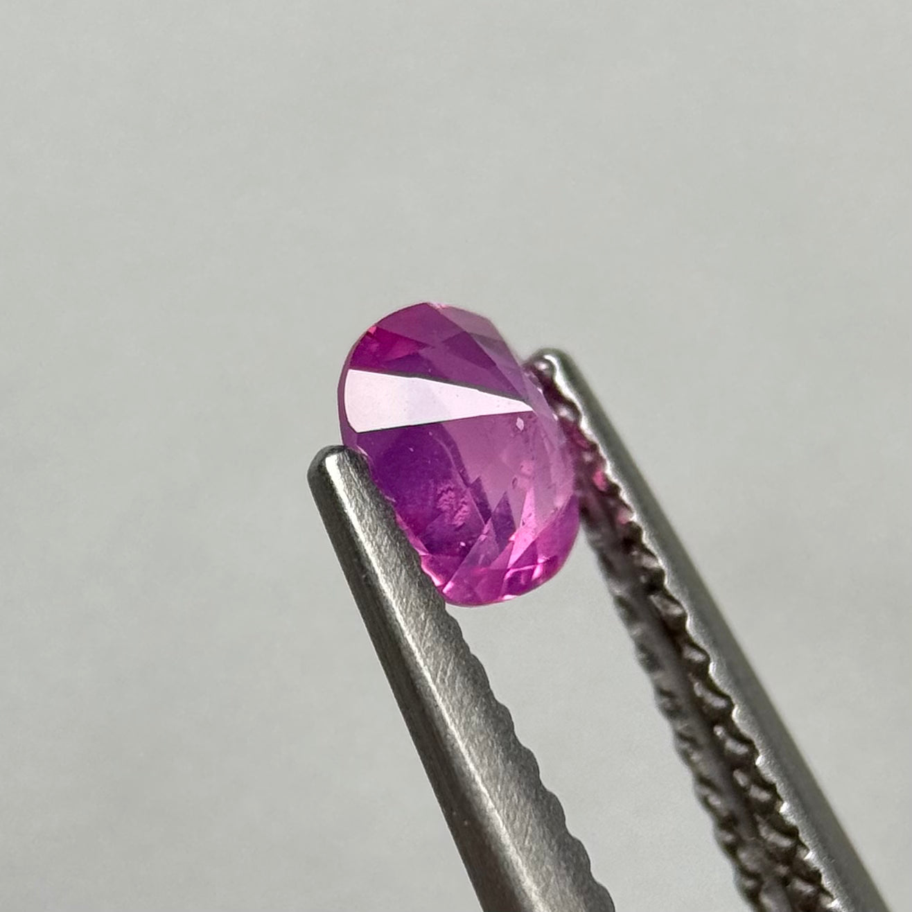 0.56 ct Natural Pink Milky Sapphire Vietnam.