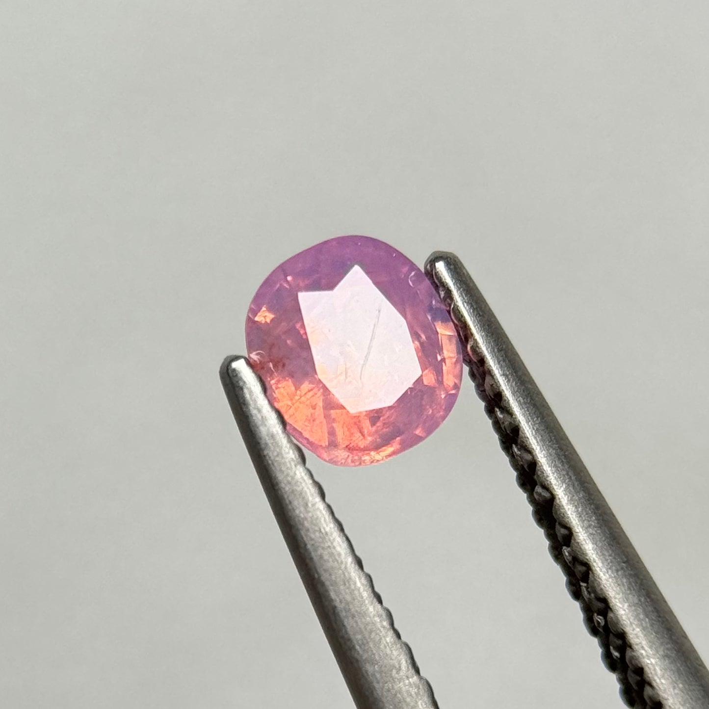 0.52 ct Natural Pink Milky Sapphire Vietnam.