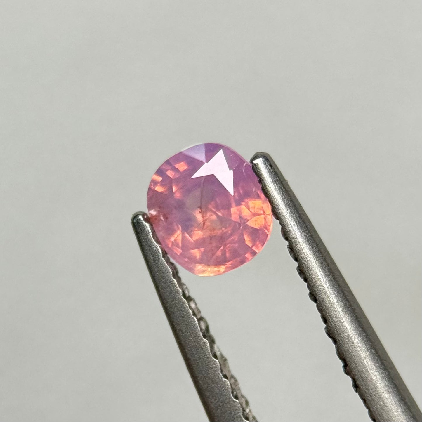 0.52 ct Natural Pink Milky Sapphire Vietnam.