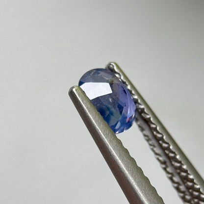 0.59 ct Natural Blue Milky Sapphire Vietnam.