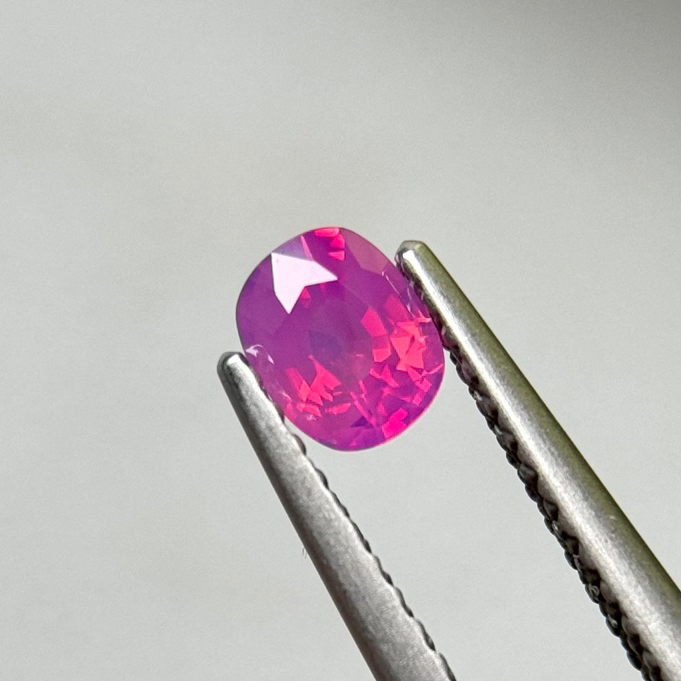 0.42 ct Natural Pink Milky Sapphire Vietnam.