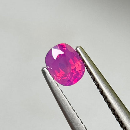 0.42 ct Natural Pink Milky Sapphire Vietnam.