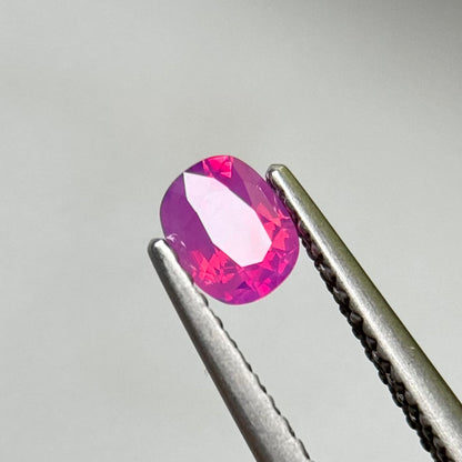 0.42 ct Natural Pink Milky Sapphire Vietnam.