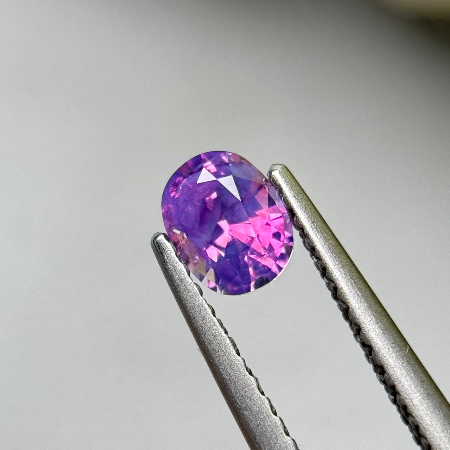 0.59 ct Natural Purple Milky Sapphire Vietnam.