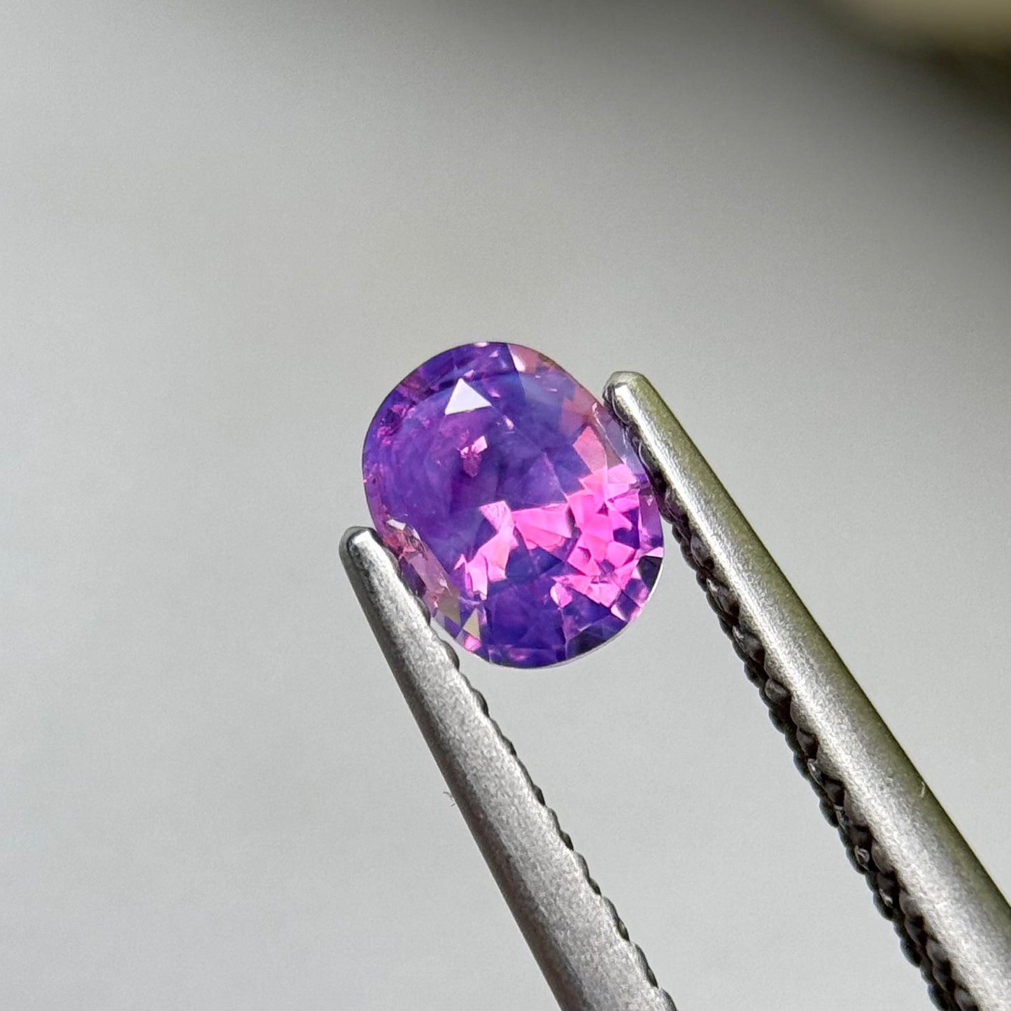 0.59 ct Natural Purple Milky Sapphire Vietnam.