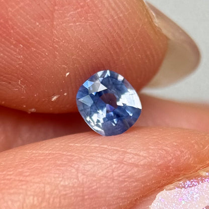 0.47 ct Natural Blue Milky Sapphire Vietnam.