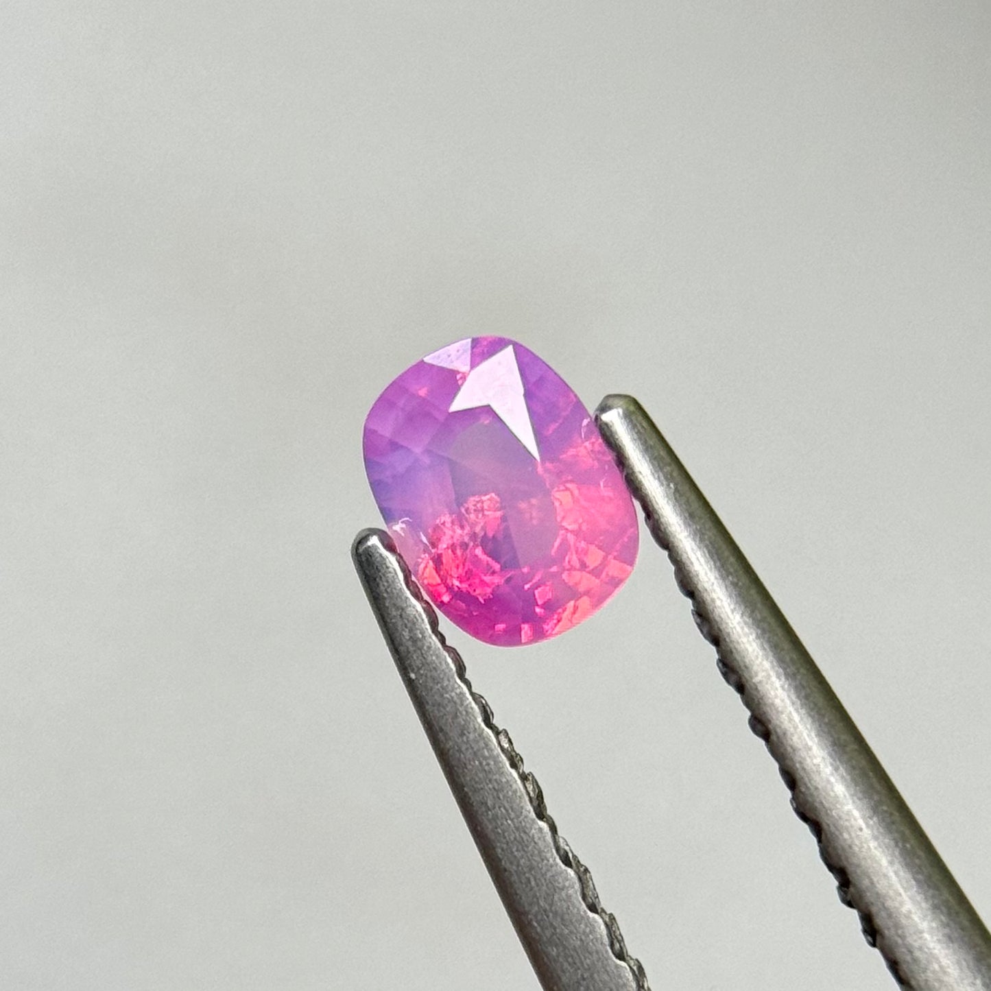 0.38 ct Natural Pink Milky Sapphire Vietnam.