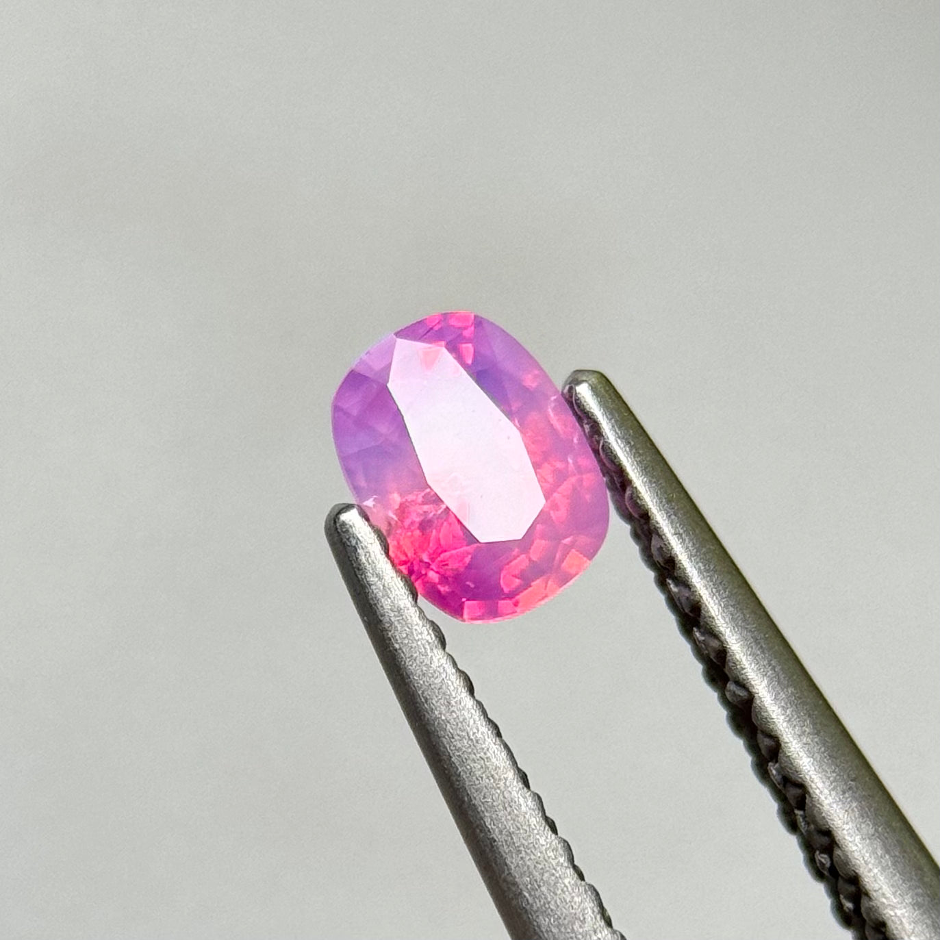 0.38 ct Natural Pink Milky Sapphire Vietnam.