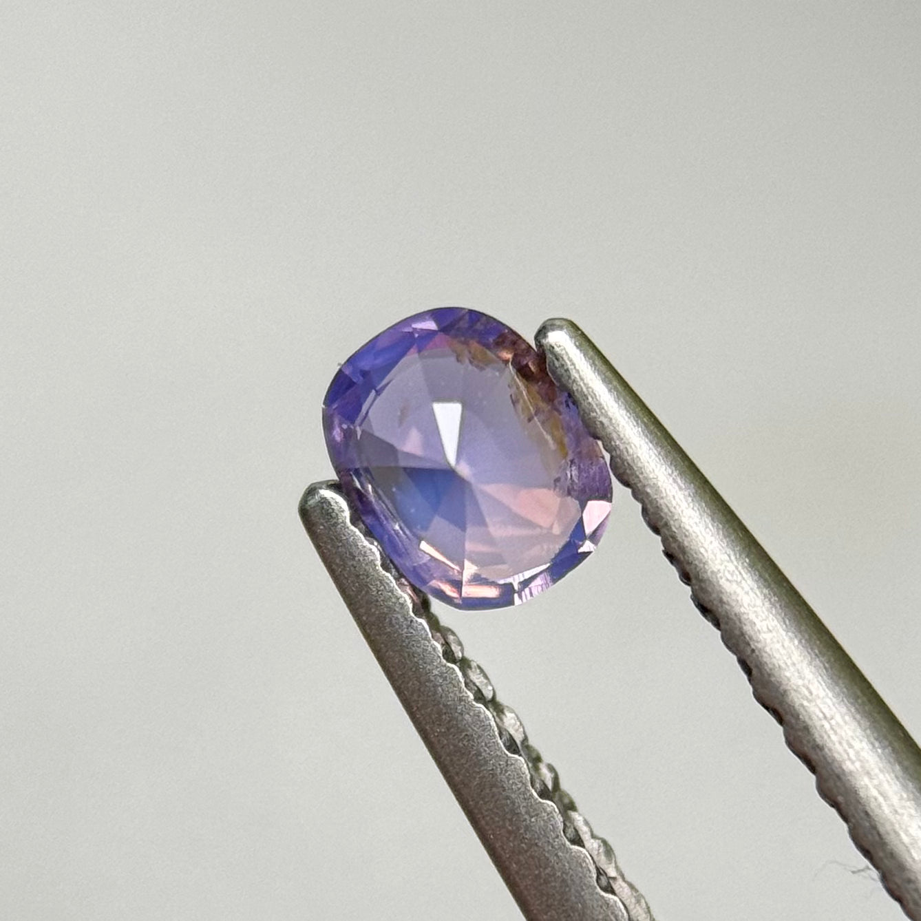 0.39 ct Natural Purple Milky Sapphire Vietnam.