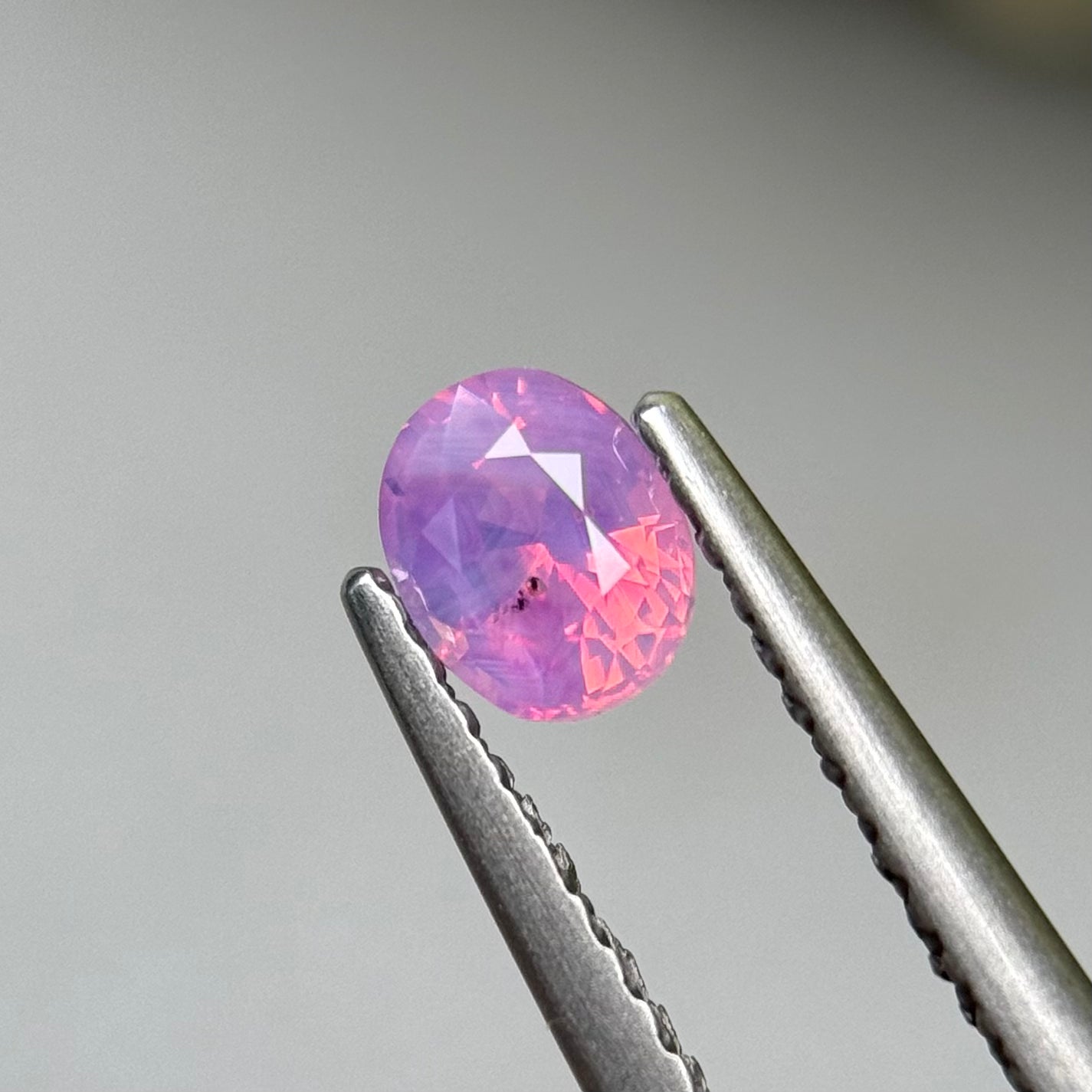 0.50 ct Natural Pink Milky Sapphire Vietnam.
