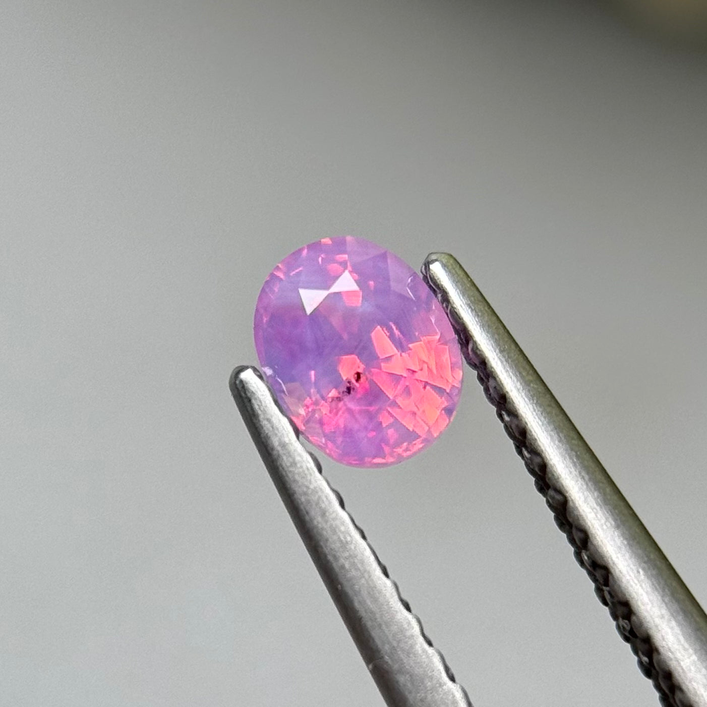 0.50 ct Natural Pink Milky Sapphire Vietnam.