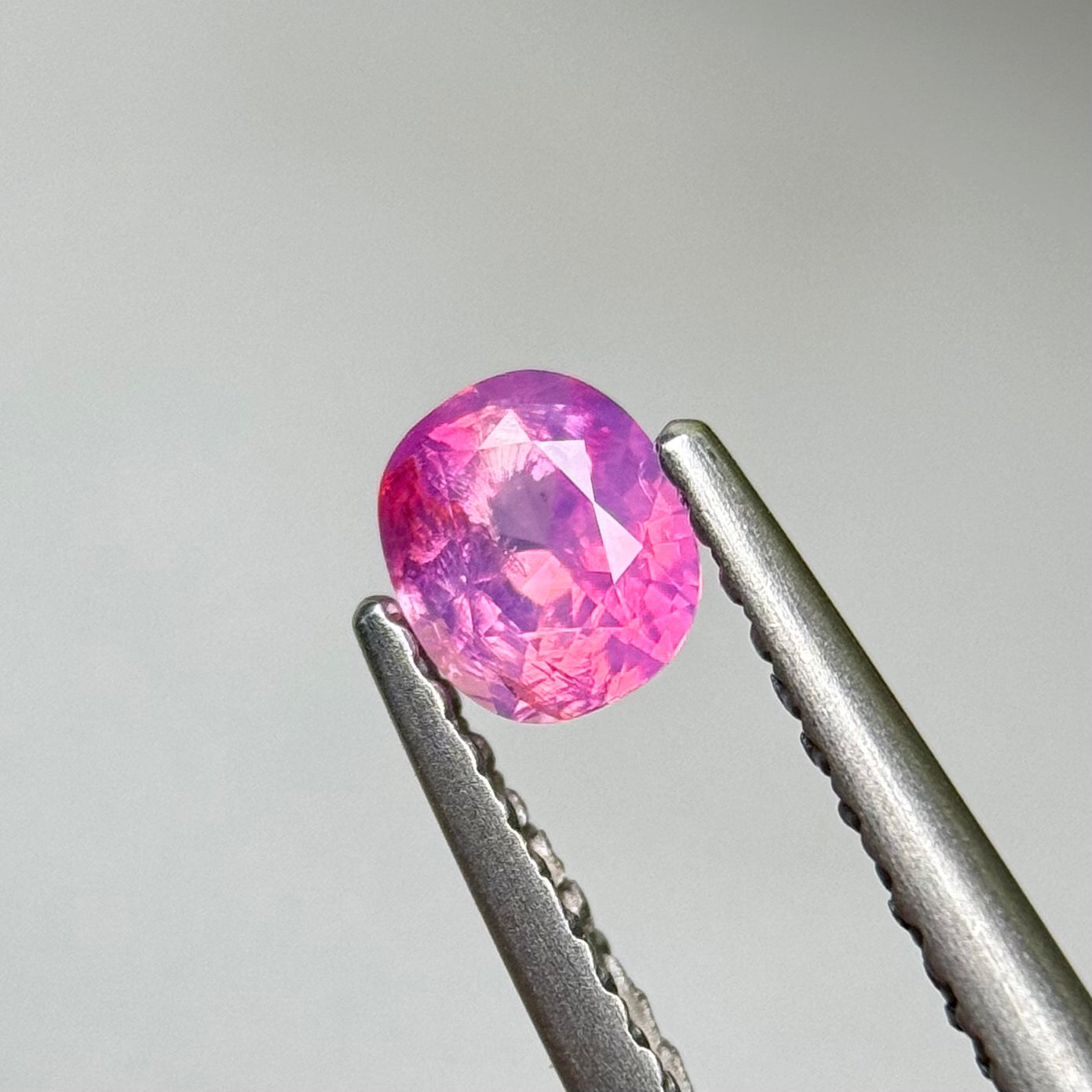0.41 ct Natural Pink Milky Sapphire Vietnam.