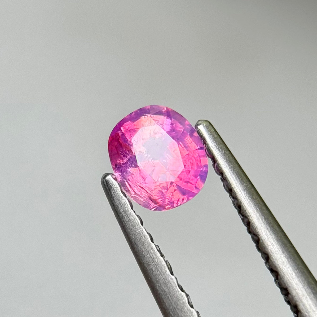 0.41 ct Natural Pink Milky Sapphire Vietnam.
