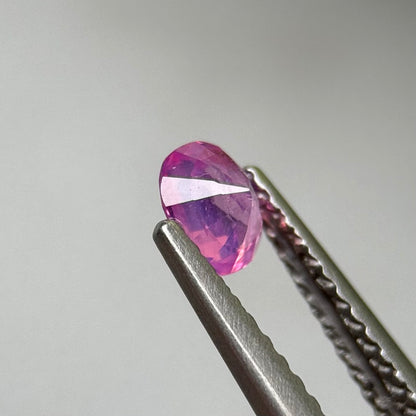 0.41 ct Natural Pink Milky Sapphire Vietnam.