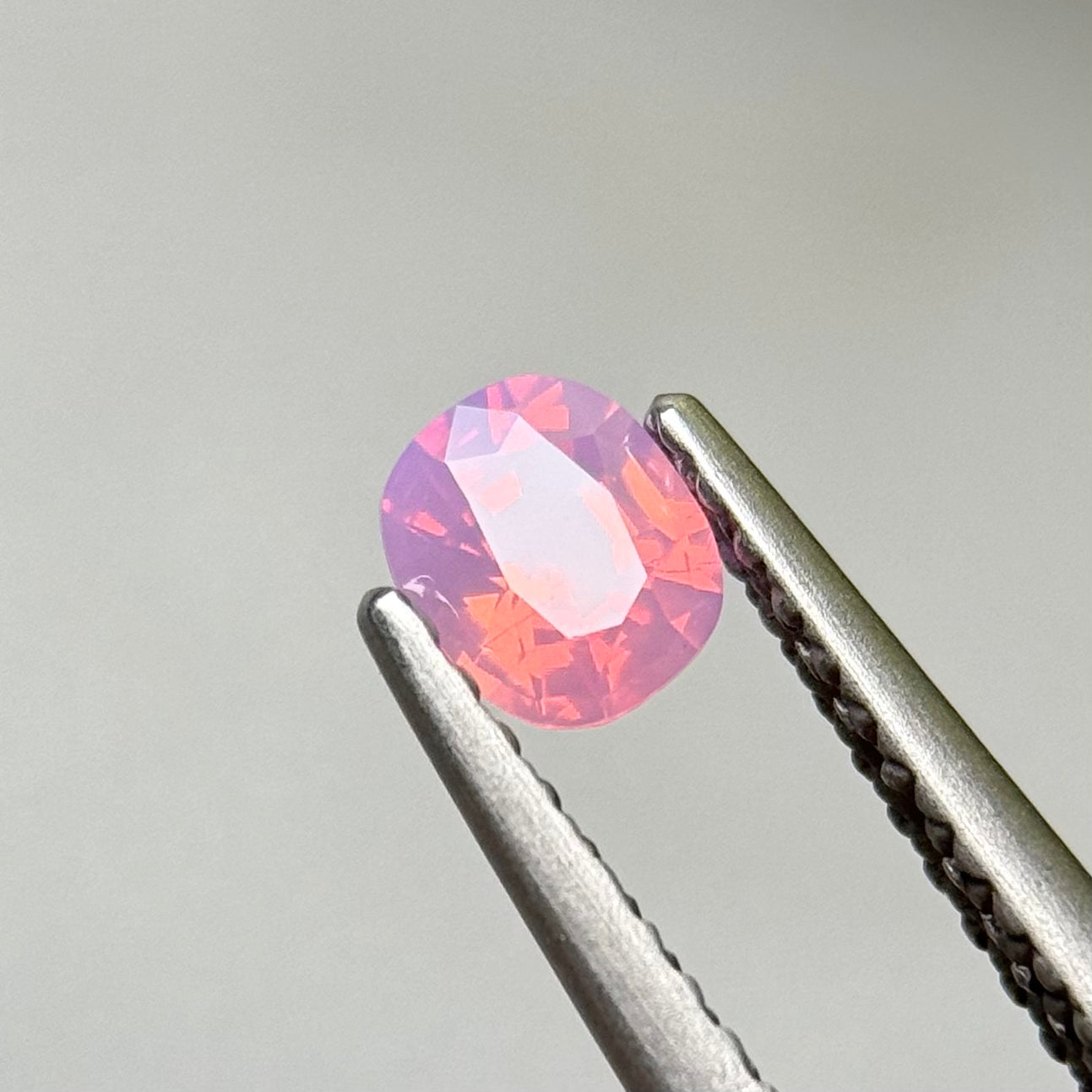 0.35 ct Natural Pink Milky Sapphire Vietnam.