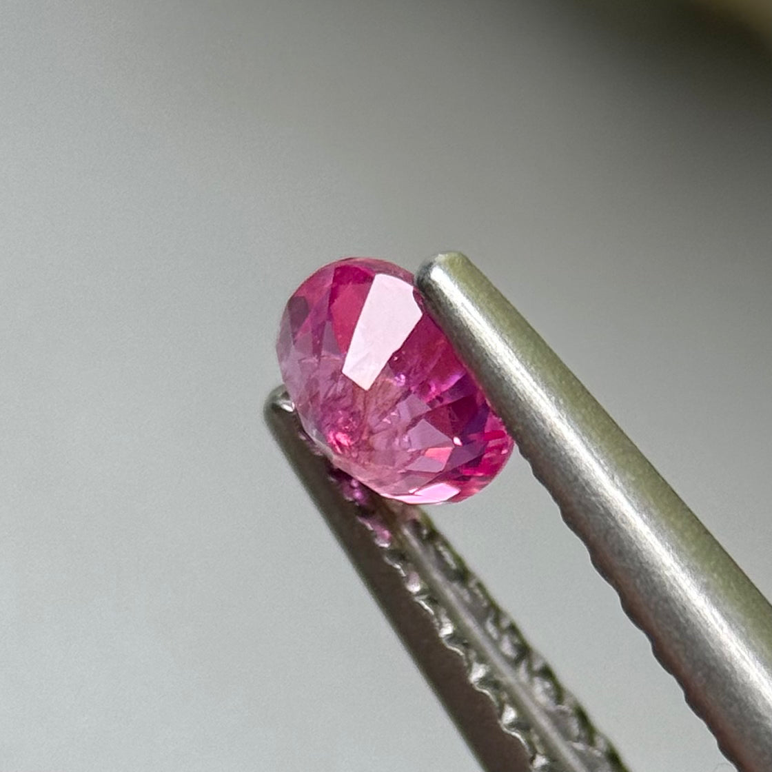 0.36 ct Natural Purple Milky Sapphire Vietnam.