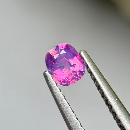 0.32 ct Natural Purplish Pink Milky Sapphire Vietnam.