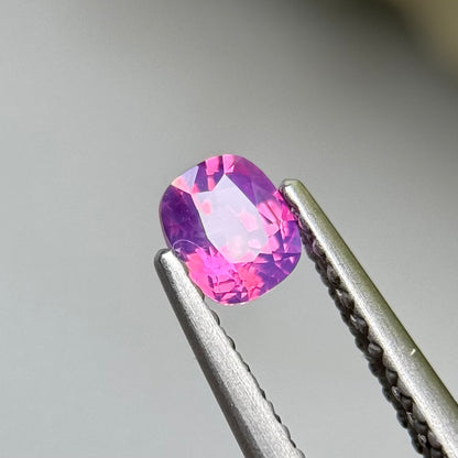 0.32 ct Natural Purplish Pink Milky Sapphire Vietnam.