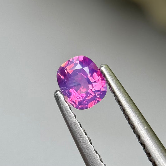 0.32 ct Natural Purplish Pink Milky Sapphire Vietnam.