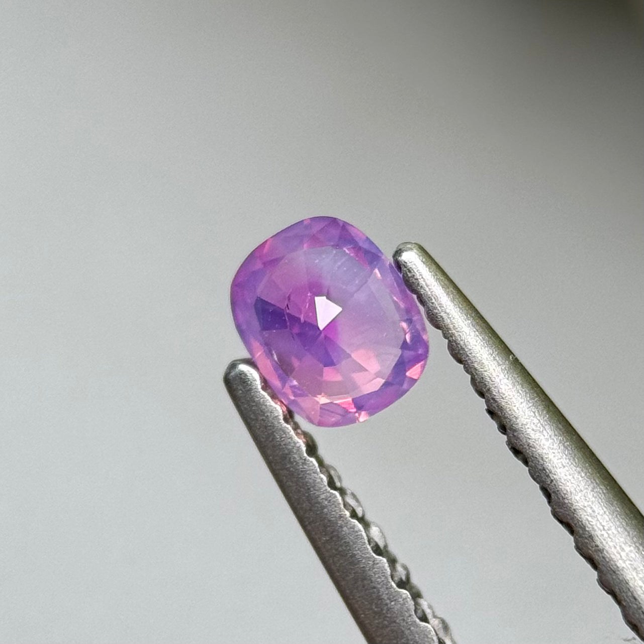 0.32 ct Natural Purplish Pink Milky Sapphire Vietnam.