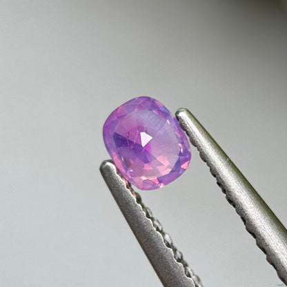 0.32 ct Natural Purplish Pink Milky Sapphire Vietnam.