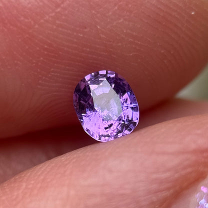 0.48 ct Natural Purple Milky Sapphire Vietnam.