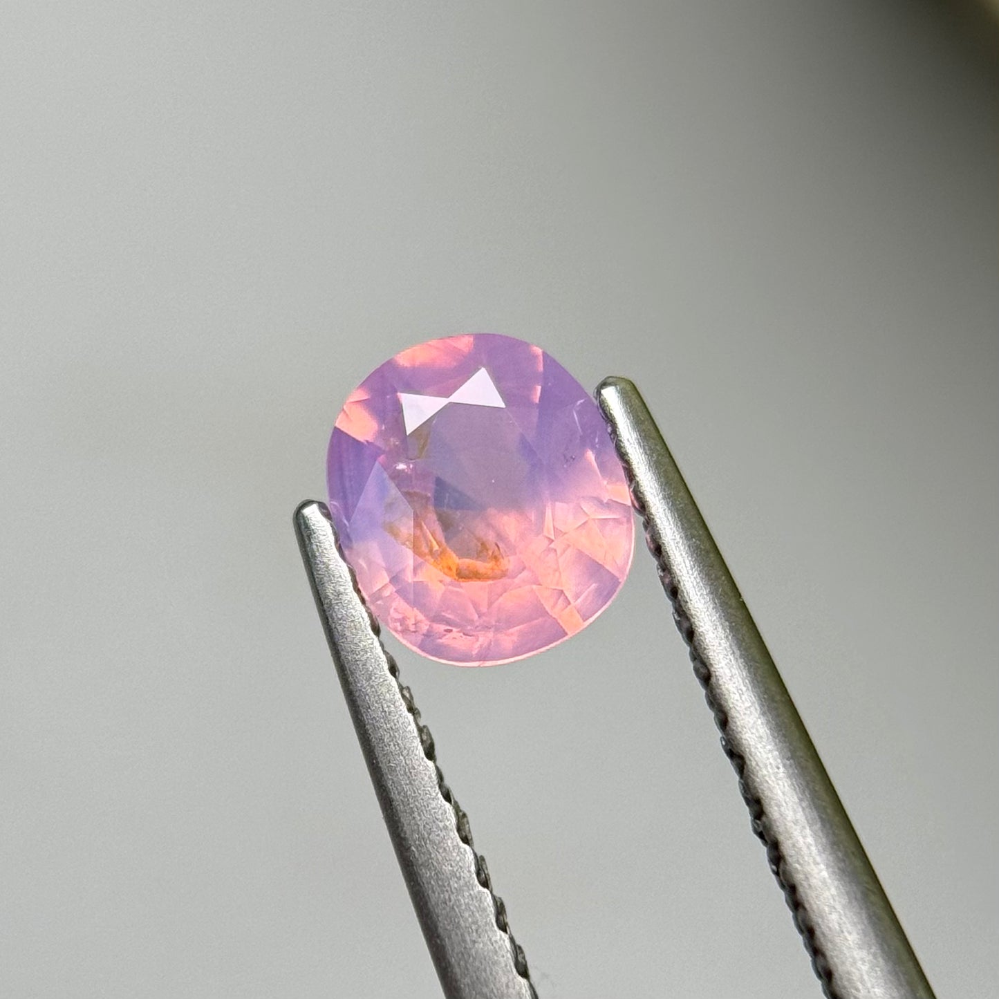 0.86ct Natural Pink Milky Sapphire Vietnam.