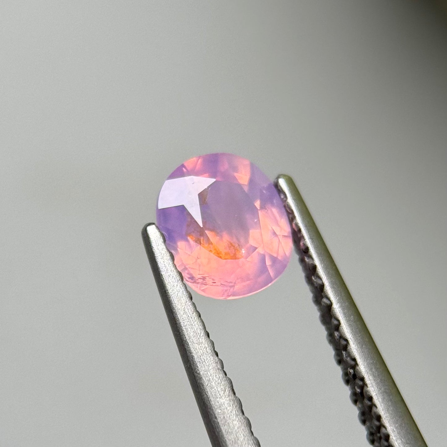 0.86ct Natural Pink Milky Sapphire Vietnam.
