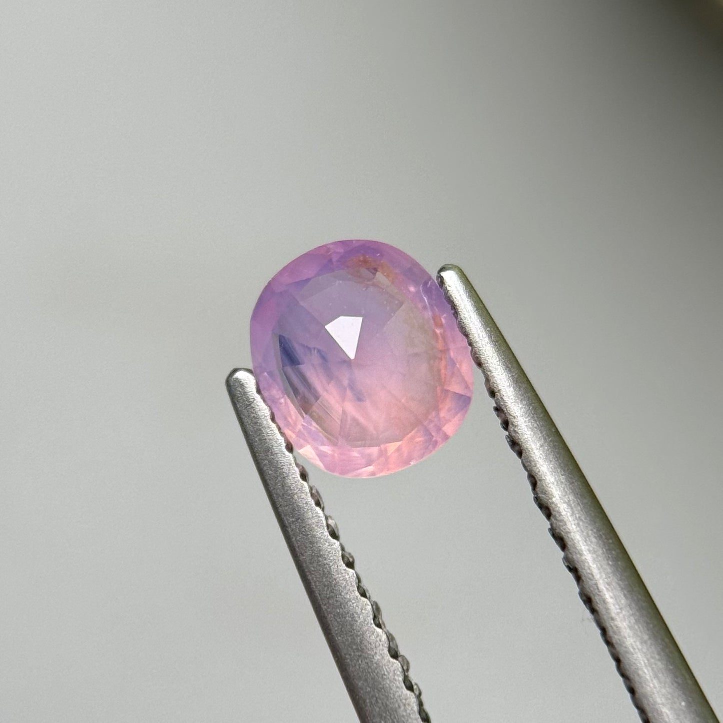0.86ct Natural Pink Milky Sapphire Vietnam.