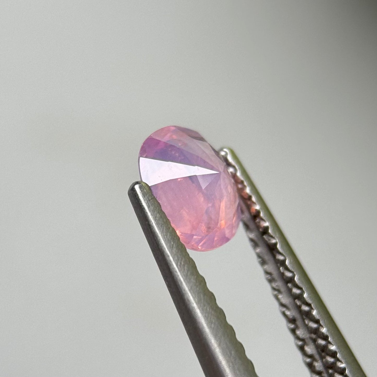 0.86ct Natural Pink Milky Sapphire Vietnam.