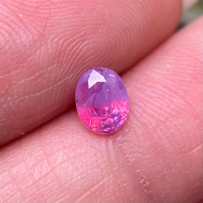 0.57ct Natural Pink Milky Sapphire Vietnam.