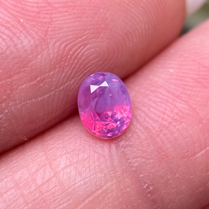 0.57ct Natural Pink Milky Sapphire Vietnam.