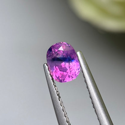 0.93ct Natural Purple Milky Sapphire Vietnam.