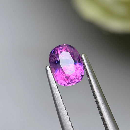 0.93ct Natural Purple Milky Sapphire Vietnam.