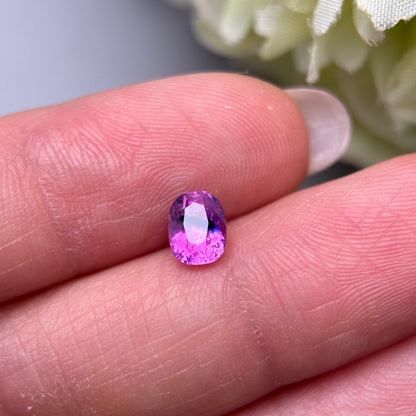 0.93ct Natural Purple Milky Sapphire Vietnam.