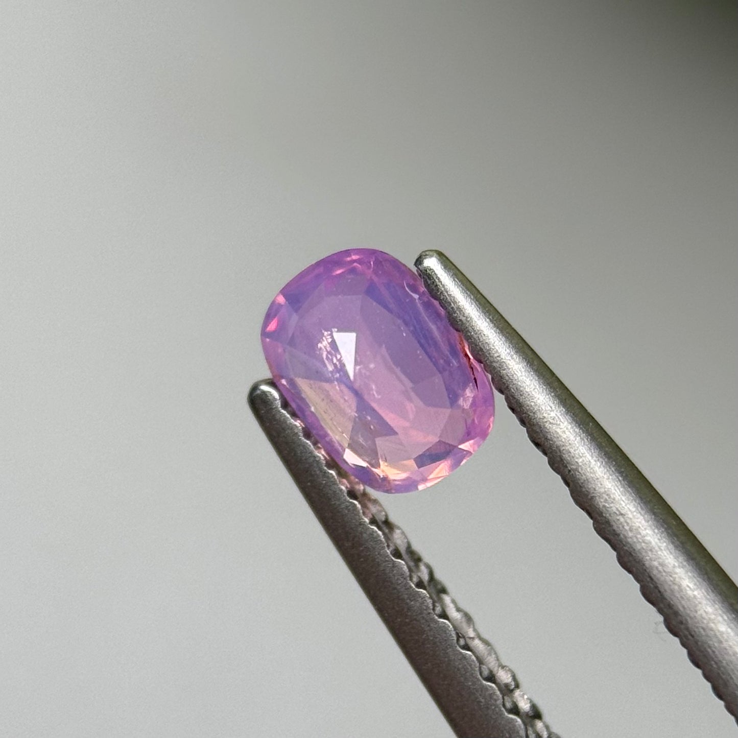 0.68ct Natural Pink Milky Sapphire Vietnam.