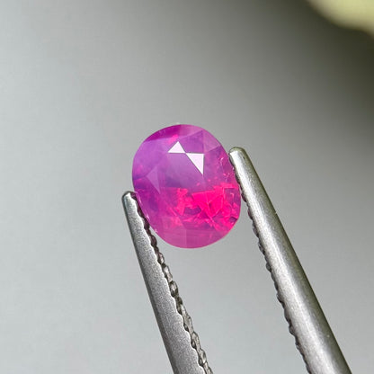 0.72ct Natural Pink Milky Sapphire Vietnam.