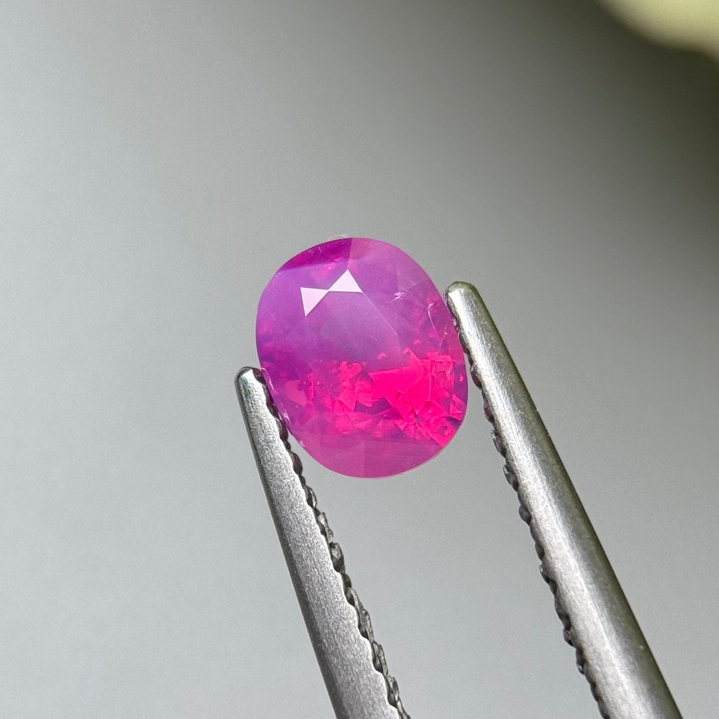 0.72ct Natural Pink Milky Sapphire Vietnam.
