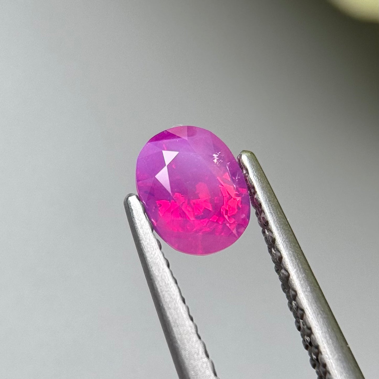 0.72ct Natural Pink Milky Sapphire Vietnam.