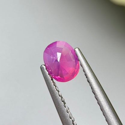 0.72ct Natural Pink Milky Sapphire Vietnam.