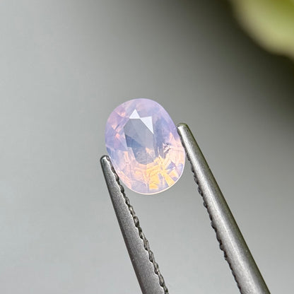 0.81 ct Natural White Milky Sapphire Vietnam.