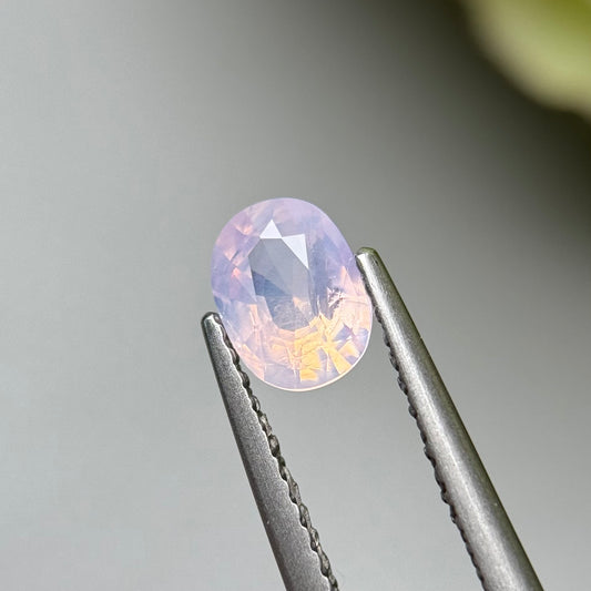 0.81 ct Natural White Milky Sapphire Vietnam.