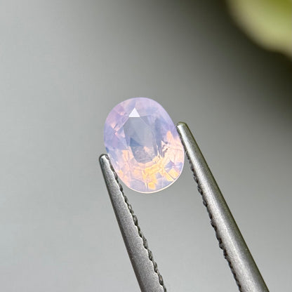 0.81 ct Natural White Milky Sapphire Vietnam.