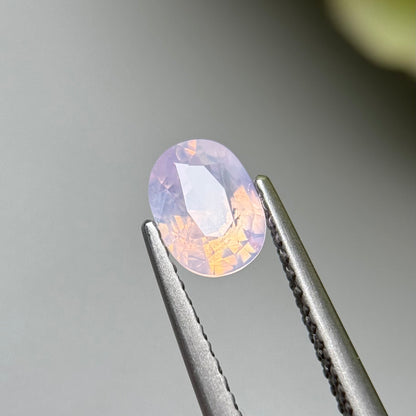 0.81 ct Natural White Milky Sapphire Vietnam.